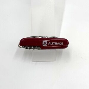 Vintage Alltrade RED Folding Pocket Multitool - MADE IN JAPAN! 11 TOOLS!
